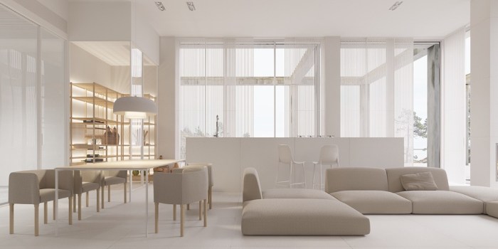 Wohnzimmer minimalistisch modern